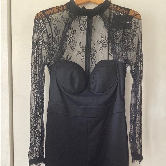 Fashion Nova Love Is Blind Jumpsuit XL in Black - Picture 4 of 6